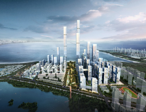深圳湾超级总部基地超高层项目深湾汇云中心观摩会在深举办