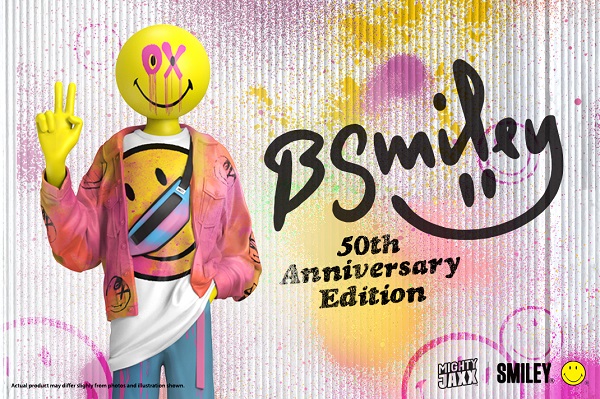 黄色笑脸”风靡全球50年 Mighty Jaxx B. Smiley潮玩收藏品微笑来袭！